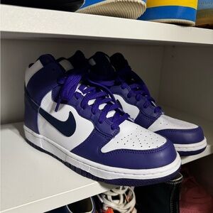 Purple/indigo Nike dunk high